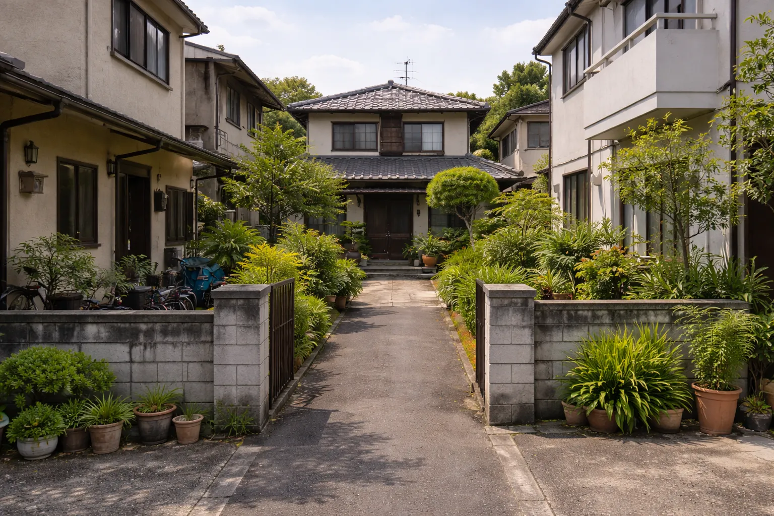 私道にしか接していない土地の売却｜通行権の確認方法